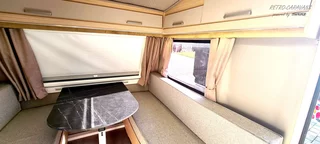 N126NTL Niewiadow Baden-Württemberg Retro-Caravans Sitzgruppe und Schränke
