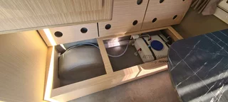 N126NTL Niewiadow Baden-Württemberg Retro-Caravans optionaler Festwassertank